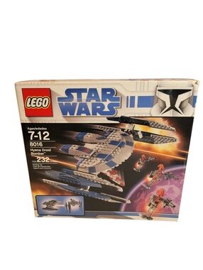 2009 Lego Star Wars #8016 Hyena Droid Bomber Building Toy Complete